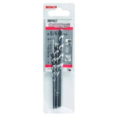 Juego de Brocas para Concreto Bosch 2609.255.458-000 de 3 Piezas (5, 6 y 8 mm)