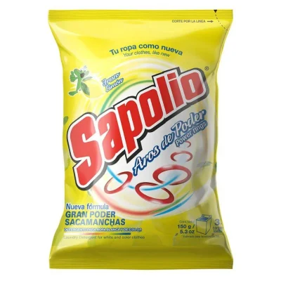 Detergente Sapolio Limón 140g