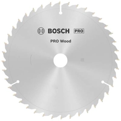Disco de Sierra Bosch PRO Wood 10" 254 mm 60 Dientes de Carburo Eje 30 mm