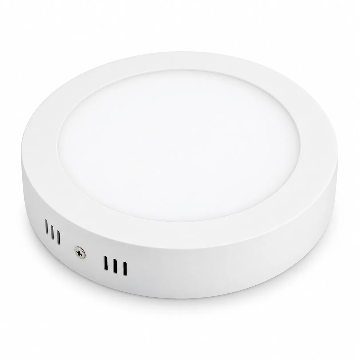 Panel LED adosable circular 6W con luz cálida y fría DIXON