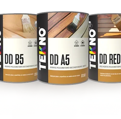 Kit Barniz Poliuretano Bicomponente DD Tekno para Pisos de Madera
