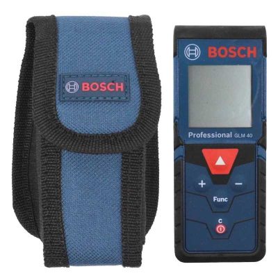 Medidor Láser de Distancia Bosch GLM 40 Professional con Alcance de 40 Metros