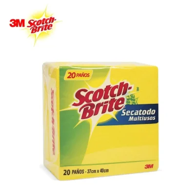 Paño Absorbente Multiusos Scotch-Brite x20 Amarillo