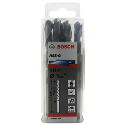 Broca para Metal Bosch HSS-G 5/16" Rectificada