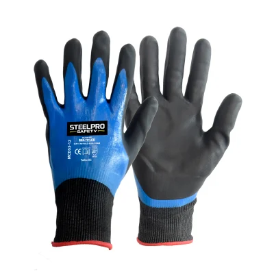 Guante anticorte recubierto de nitrilo STEELPRO Multiflex Nitrifull Cut-5 MCD53-12