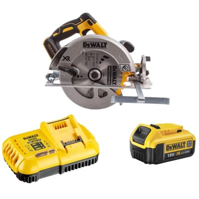 Sierra circular inalambrica DeWalt DCS570M1-B2 7-1/4" 20V brushless con bateria 4.0 Ah