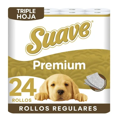Papel Higiénico Suave Premium Triple Hoja x24