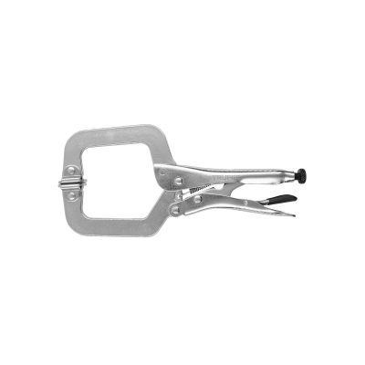 Pinza de presión 9" tipo "C" con mordaza autoajustable, TRUPER