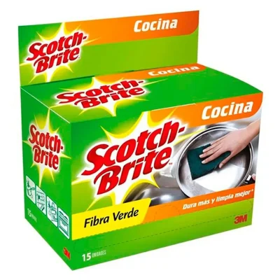Esponja Verde Scotch-Brite Display x15