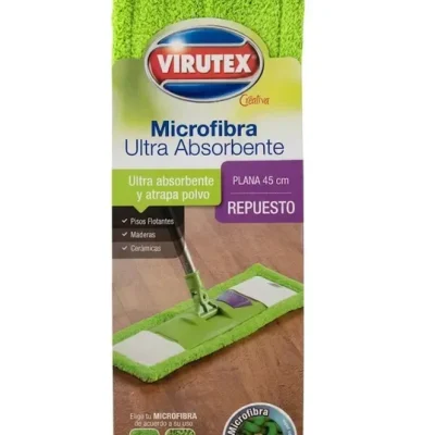 Set Mopa Plana de Microfibra Virutex 45cm