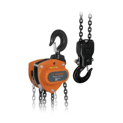 Tecle con Cadena 3 m x 3 Toneladas Truper 16827
