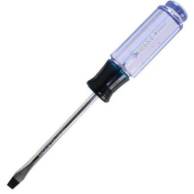 Desarmador Plano Kamasa KM362 6 mm x 4" Barra Cromo Vanadio