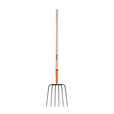 Bieldo para paja, 6 dientes, mango largo 48", TRUPER