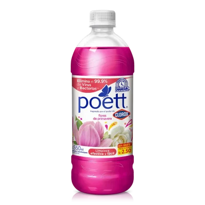 Limpiador Desinfectante Aromatizante Poett Flores de Primavera 550 ml