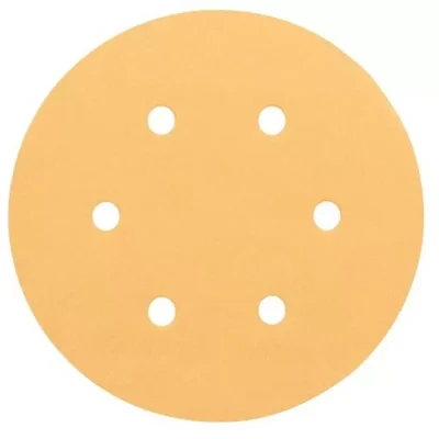 Disco de Lija Excéntrica Bosch 6" Grano 240, 6 Perforaciones, Pack 5 Unidades