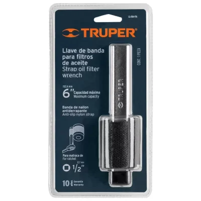 Llave para Filtro de Aceite Truper 6" Banda de Nylon