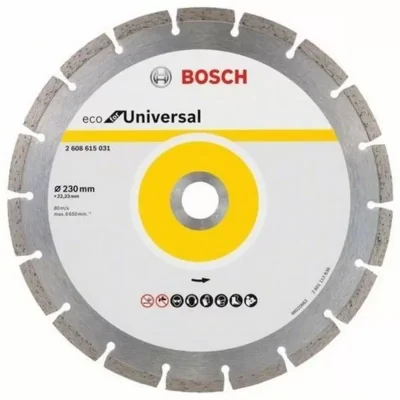 Disco Diamantado Segmentado Bosch Eco 9" (230 mm) · eje 22,23 mm para amoladora
