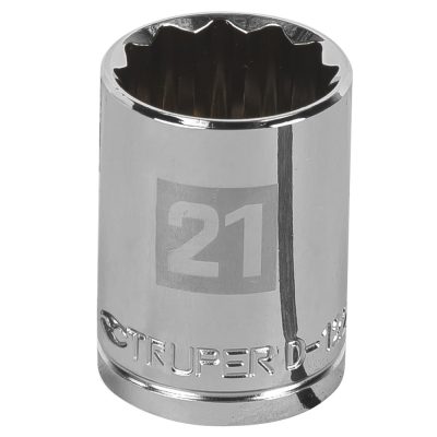 Dado Poligonal Truper 13535 1/2" x 21mm Corto