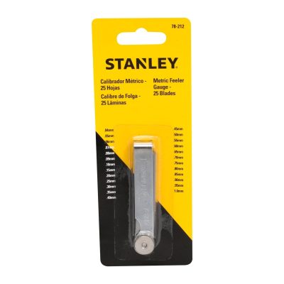 Calibrador de Espesores Stanley 78-212 25 Hojas 0.04-1mm