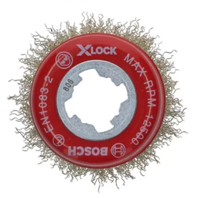 Cepillo de Copa Rizada Bosch 3" X-LOCK Latón 0.3mm