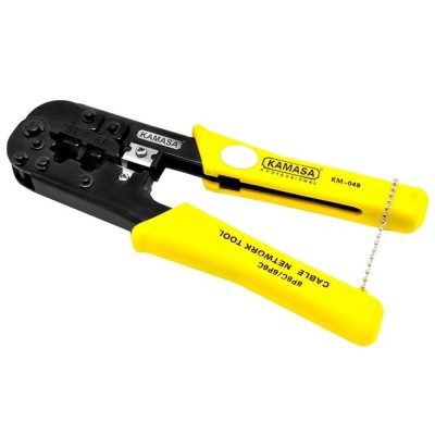 Alicate Prensaterminales Kamasa KM049 7,3" con Retorno por Resorte
