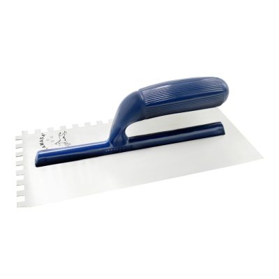 Plancha Dentada para Empastar Kamasa KM231 130 x 280 mm con Mango de Aluminio