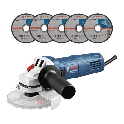 Amoladora Angular Bosch GWS 700 4-1/2 Pulgadas 710W con 5 Discos