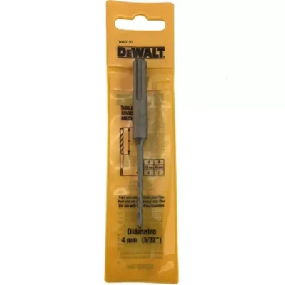 Broca SDS Plus DeWalt DW00700 de 4 mm con 50 mm útiles y 110 mm totales para taquetes pequeños