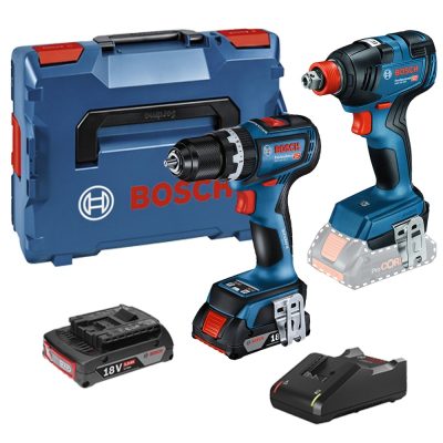 Combo Bosch Llave de Impacto GDX 18V-200 + Taladro Percutor GSB 18V-90 C