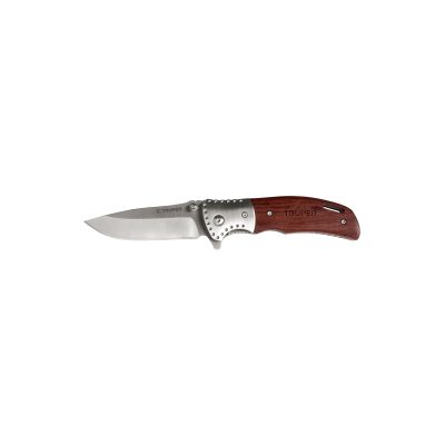 Navaja abatible 4-1/2" mango de madera, TRUPER