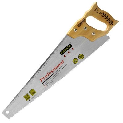 Serrucho para Madera Kamasa KM166 20" Hoja de Acero al Carbono y Mango de Madera