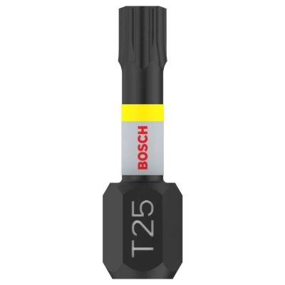 Puntas de atornillar Bosch Impact Pro Torx T25 de 25 mm — blíster de 2 piezas