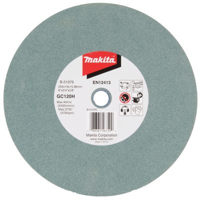 Piedra Abrasiva Makita B-51976 8" Grano 120 para Esmeril de Banco