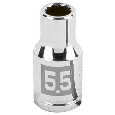 Dado Poligonal Milimétrico Truper 100975 1/4" x 5.5mm Corto