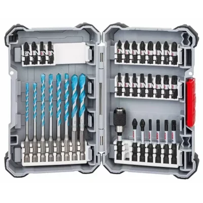 Set Bosch de 35 Piezas Impact Control: Brocas CYL-9 Multimaterial y Puntas Hexagonales