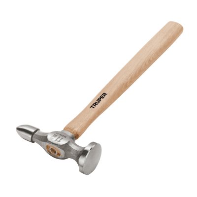 Martillo Desabollador Truper 16865 11 oz Cara Plana, Mango de Madera 12"
