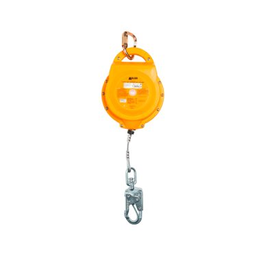 Bloque retráctil de cable de acero MILLER Titan TR50 de 50 pies