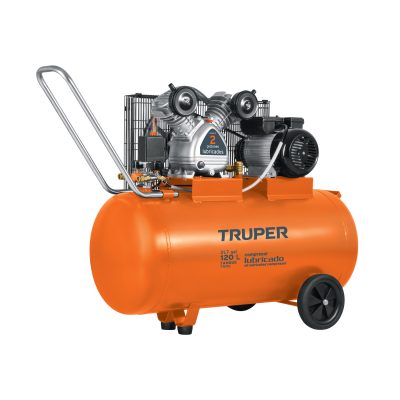 Compresor horizontal 120 L, 4 HP (máx), 220 V, con clavija