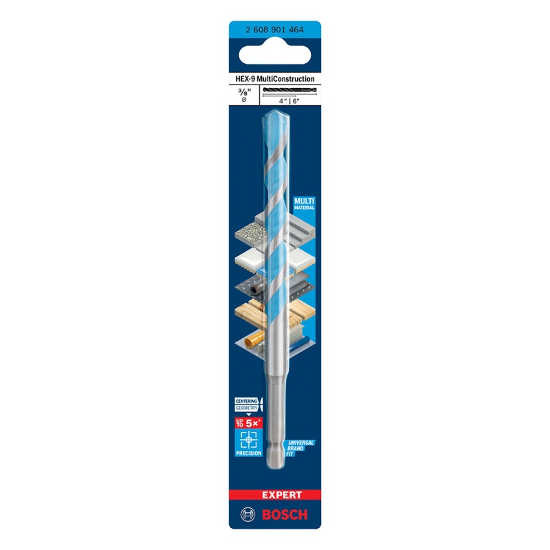 Broca Multimaterial Bosch Expert HEX-9 2608.901.464 Vástago Hexagonal