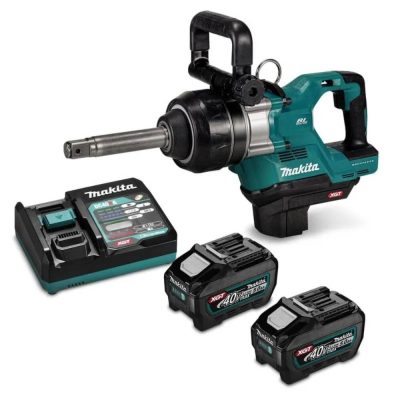 Llave de Impacto Inalámbrica 1" Makita TW010GT201 40V XGT con 2 Baterías