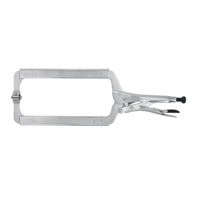 Pinza de presión 18" tipo "C" con mordaza autoajustable, TRUPER