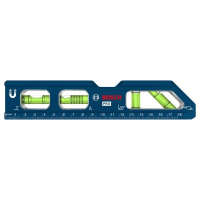 Nivel Torpedo Magnético Bosch 8" 4 Burbujas Aluminio