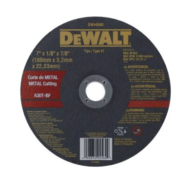 Disco Corte Metal 7″ x 1/8″, DeWalt DW44560
