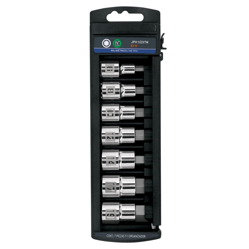 Set de Dados Punta Allen Truper 102238 1/2" 7 Piezas