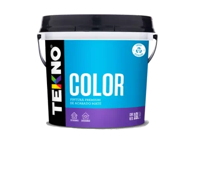 Pintura Látex Tekno Color Acabado Mate Interior y Exterior