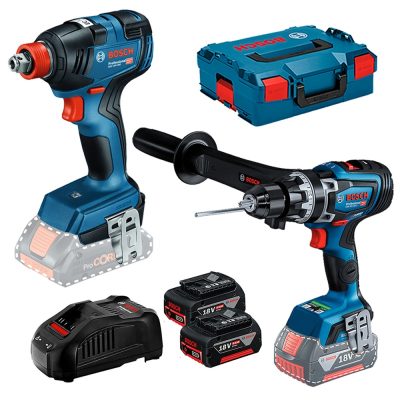Combo Taladro Percutor Bosch GSB 18V-150 C + Llave de Impacto GDX 18V-200