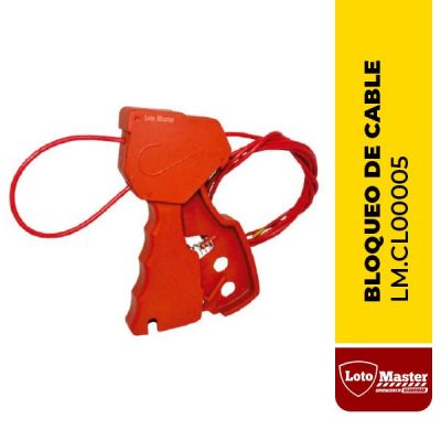 Bloqueo de cable ajustable CL00005
