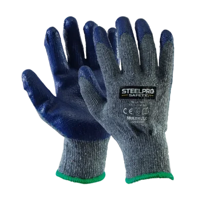 Guante Steelpro Multiflex Látex Eco Gris