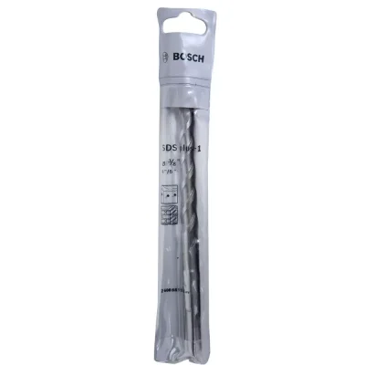 Broca Bosch SDS Plus-1 de 9,5 mm (3/8") x 4" útil x 6" total para concreto