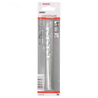 Broca para Mampostería Bosch CYL-1 2608.590.084-000 — 12 mm × 150 mm, Vástago Cilíndrico